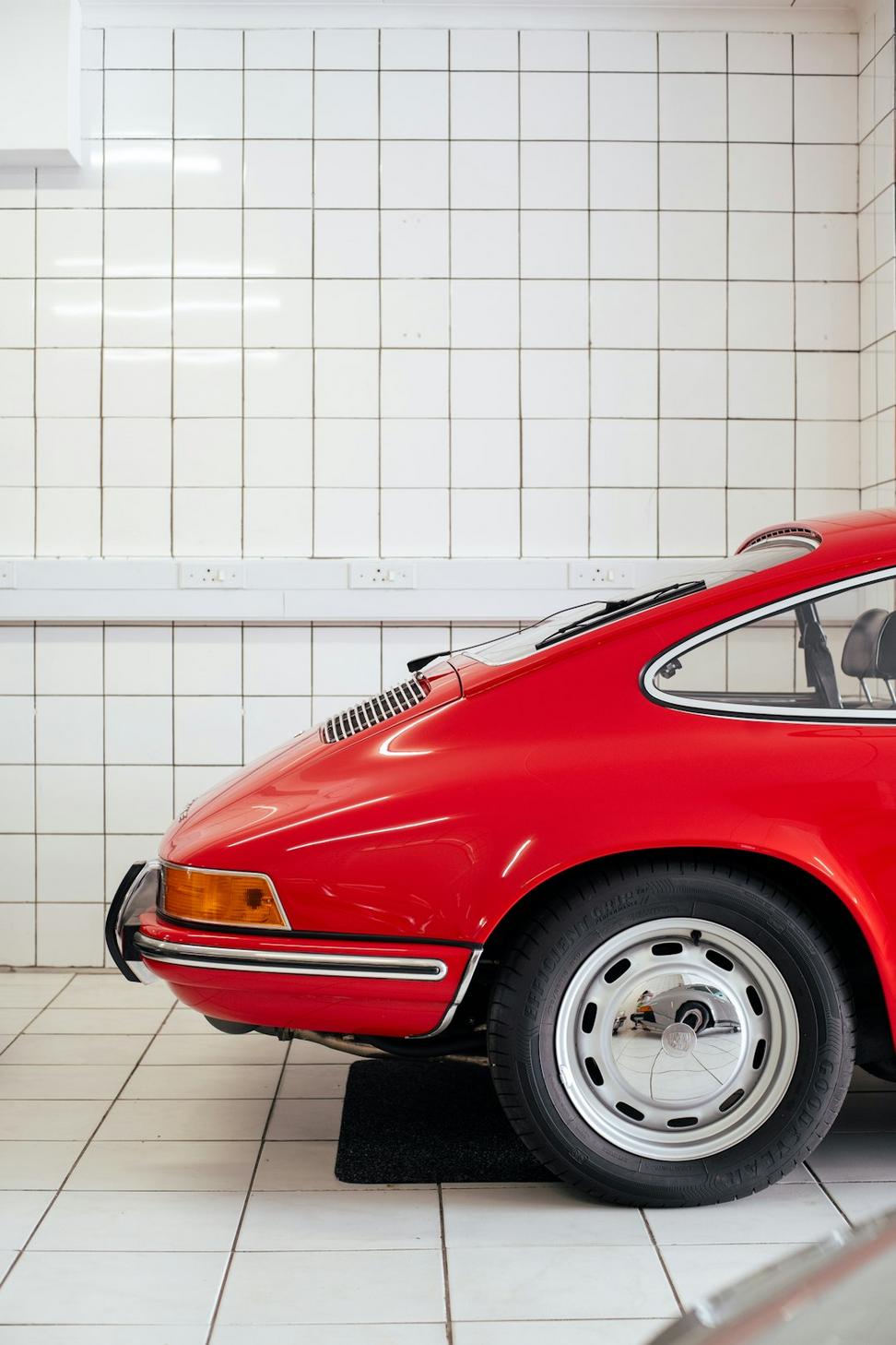 After restoration - pristine car